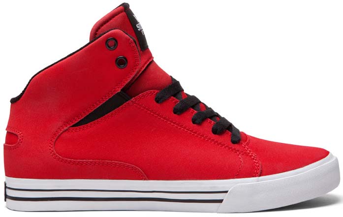 Supra Society Mid Shoes Terry Kennedy Red White (3)