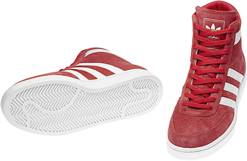 adidas Originals High Post Mid Light Scarlet White G50890