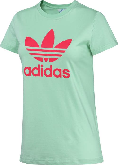 adidas Originals adi Trefoil Tee - Clear Mint/Turbo - O57484