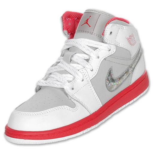 Jordan 1 red white cheap and silver