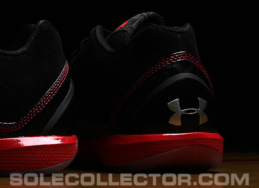 Brandon Jennings Wears Black/Red/White Micro G Black Ice Low