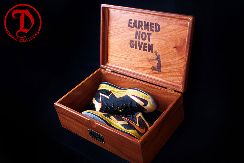 Nike LeBron X PS Elite Championship For LeBron James By Dank Customs (5)