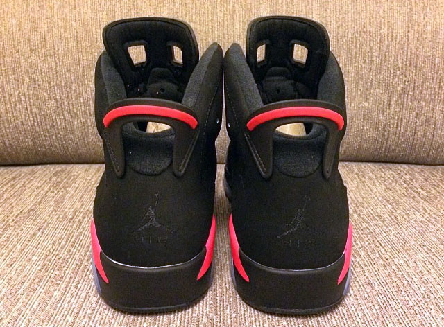 Air Jordan VI 6 Black/Infrared (4)