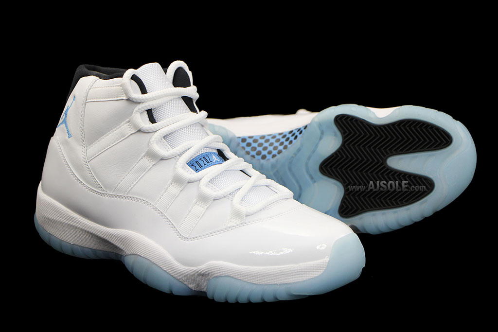 baby blue and white 11s