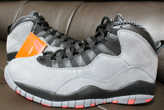 retro 10 jordans grey