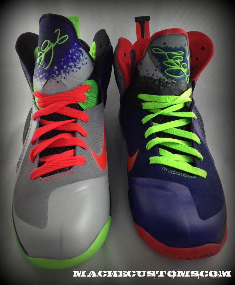 Nike LeBron 9 Un NERF by Mache Custom Kicks (6)