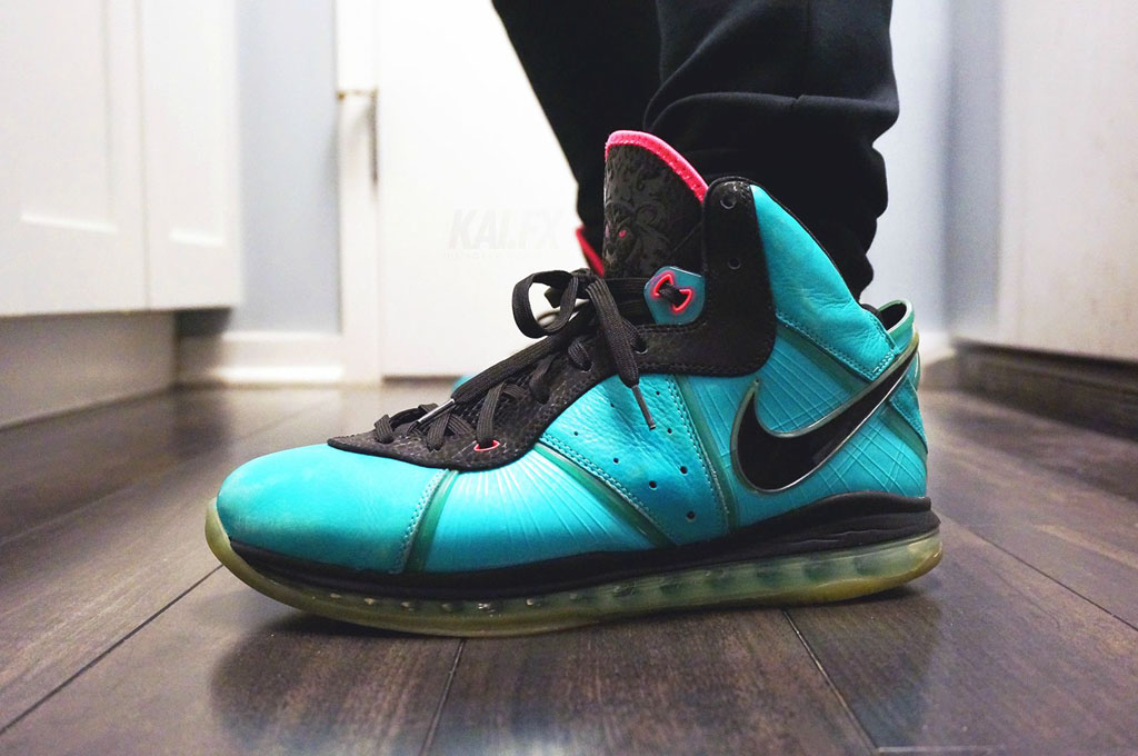 BBoyKai91 in the 'South Beach' Nike LeBron 8