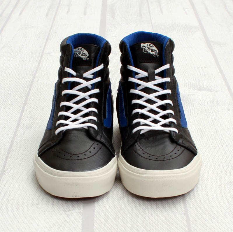 sk8 hi blue and black