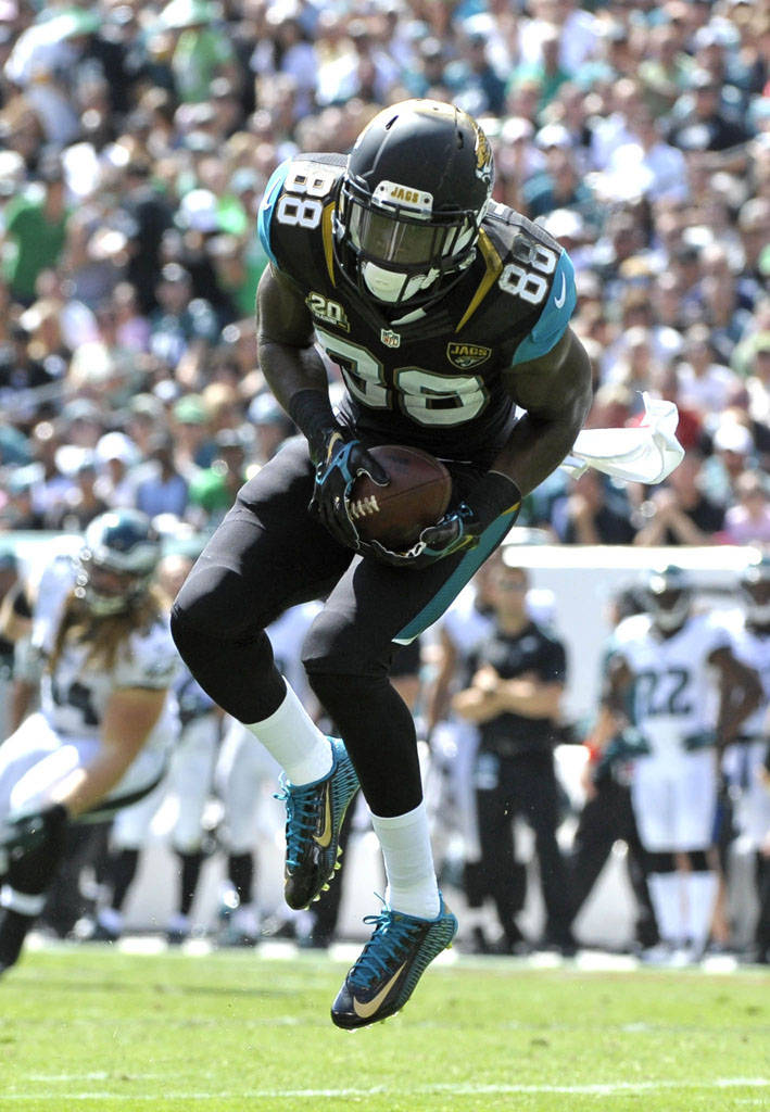 Allen Hurns wearing Nike Zoom Vapor Carbon Elite 2014 Jaguars