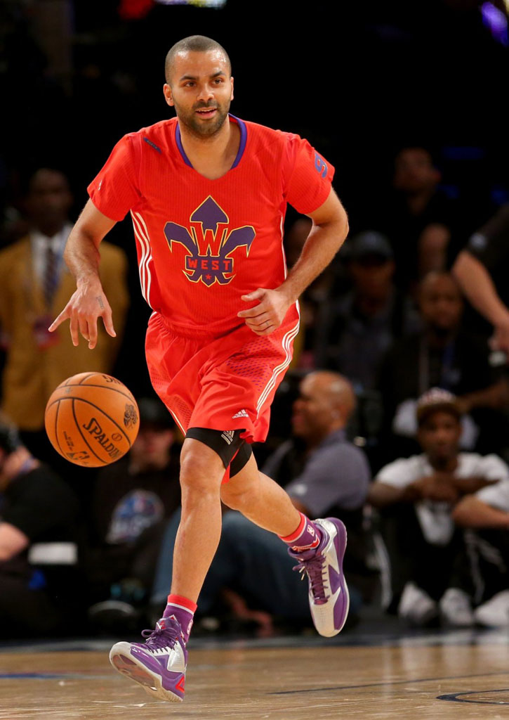 Tony Parker wearing PEAK TP1 All-Star