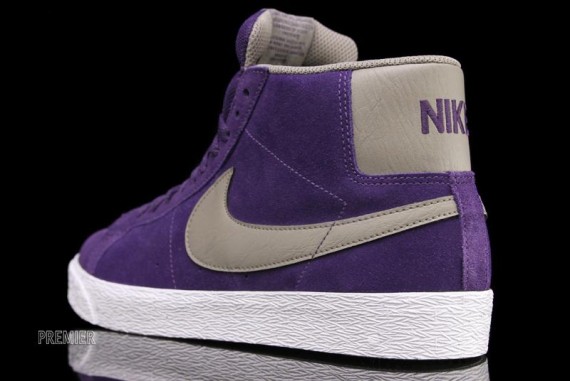 Zachte voeten betaling sokken Nike SB Blazer High - Quasar Purple - Now Available | Sole Collector