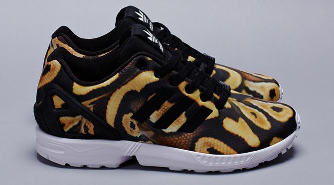 adidas zx flux metallic snake