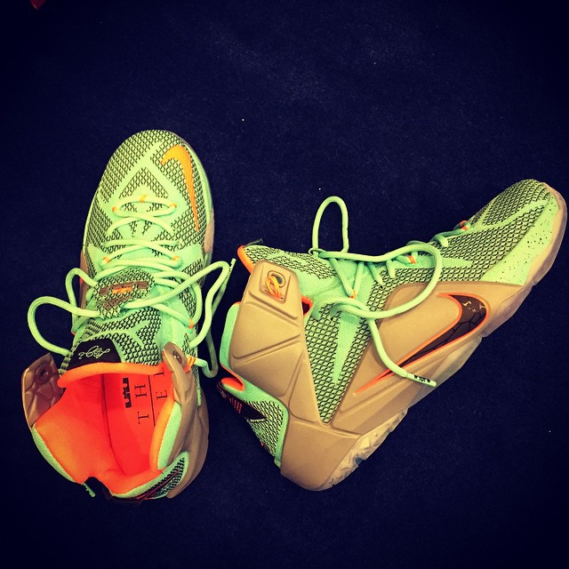 Victor Cruz Picks Up Nike LeBron XII 12 NSRL