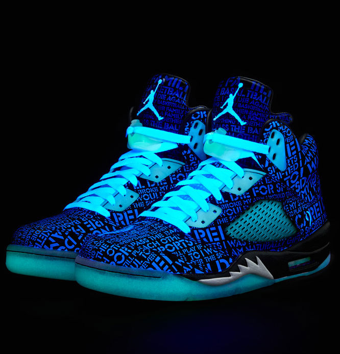 Air Jordan V 5 Retro Doernbecher Glow