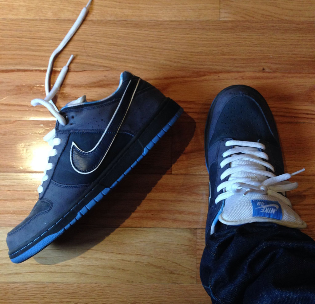 Spotlight: Forum Staff Weekly WDYWT? - 2.21.14 - dannyiss wearing Nike Dunk Low SB Blue Lobster