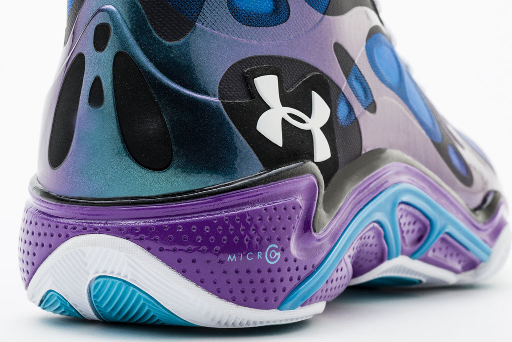 under armour purple basketball shoes