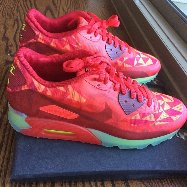 Trinidad James Picks Up Nike Air Max 90 Ice Gym Red