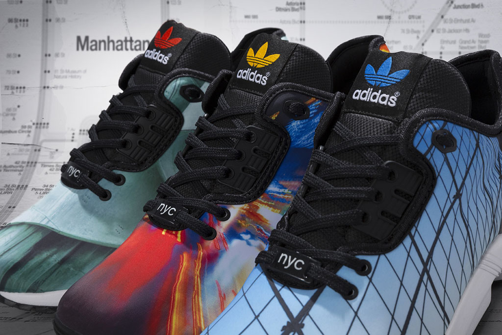 adidas Prints New York City ZX Fluxes for All-Star Weekend | Complex