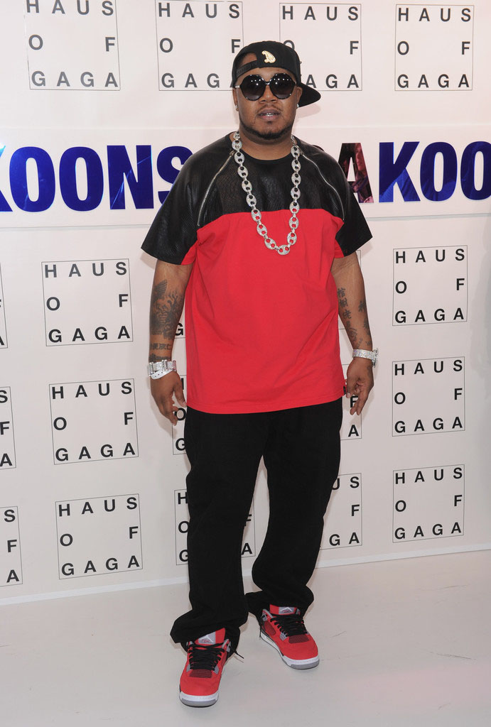 Twista wearing Air Jordan 4 IV Retro Toro