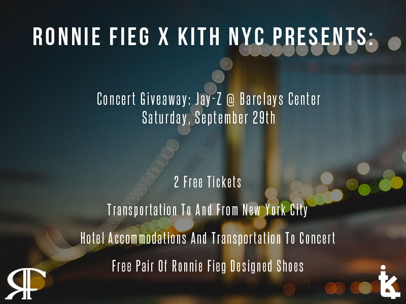 Kith NYC Jay-Z @ Barclays Ticket Giveaway