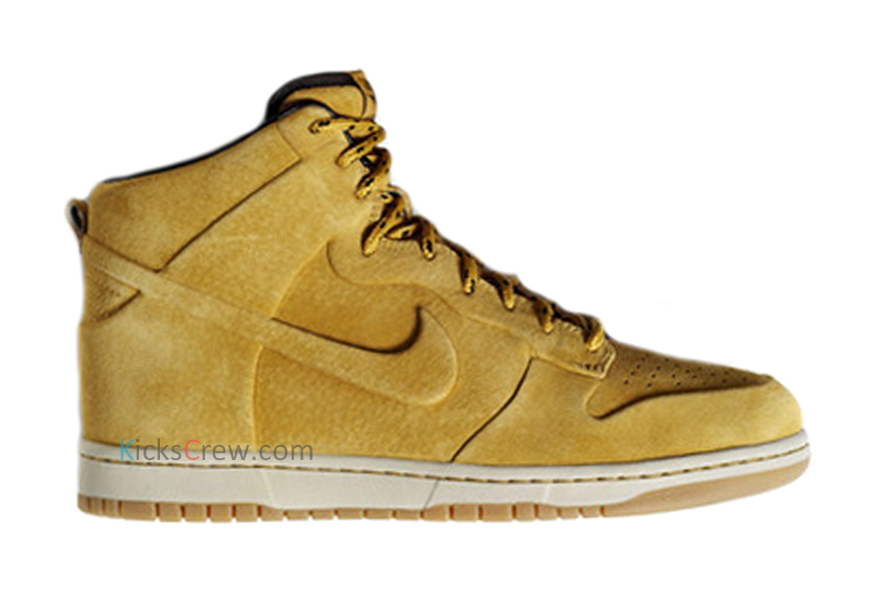 nike dunk high premium wheat