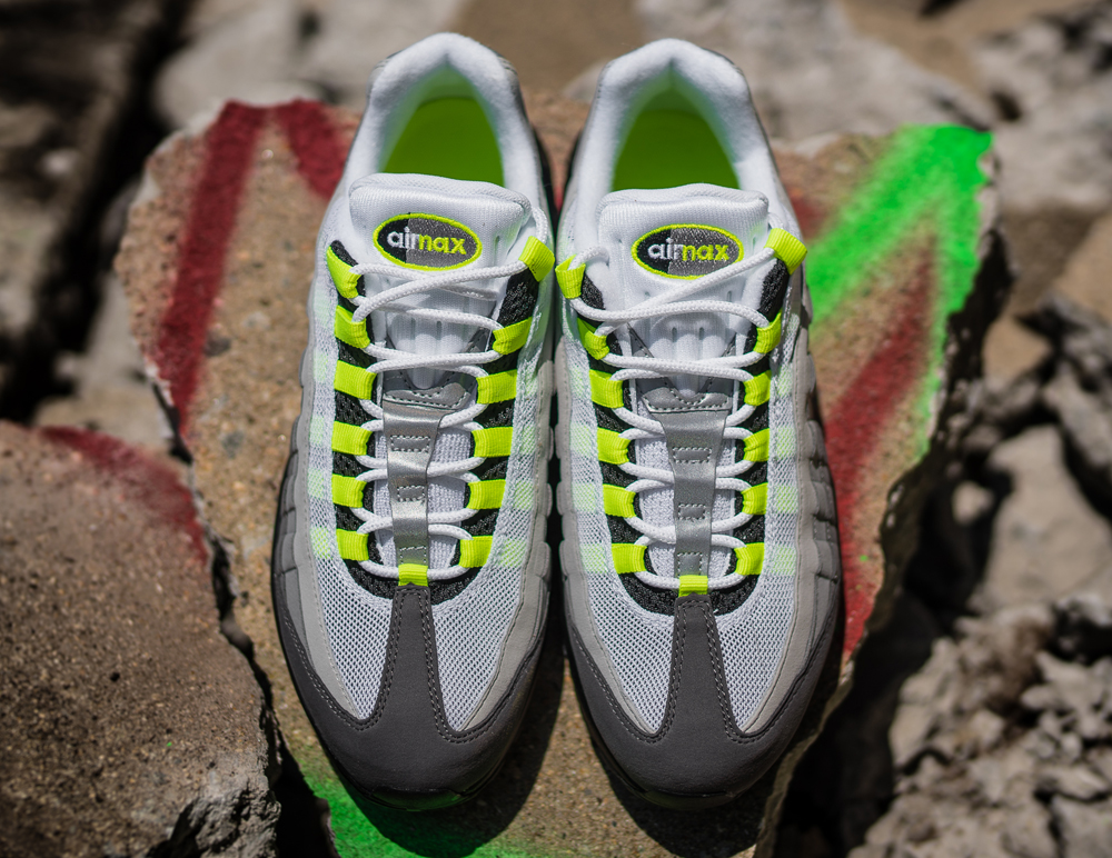 air max 95 neon green and gray