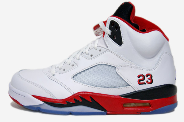 jordan retro 5 fire red