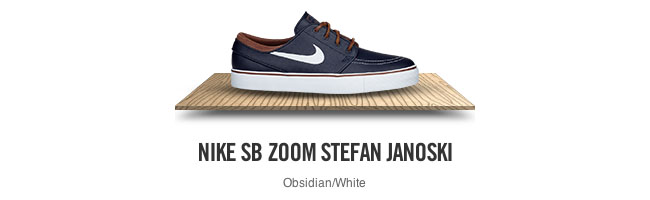 Nike sb zoom hot sale stefan janoski obsidian leather