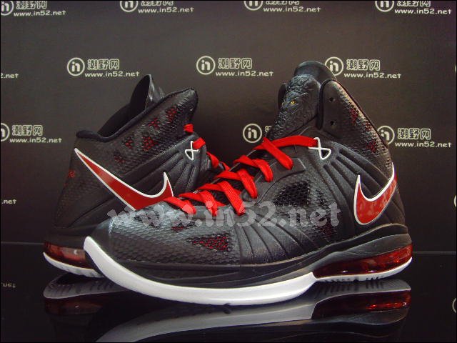 Black and red lebron hot sale 8