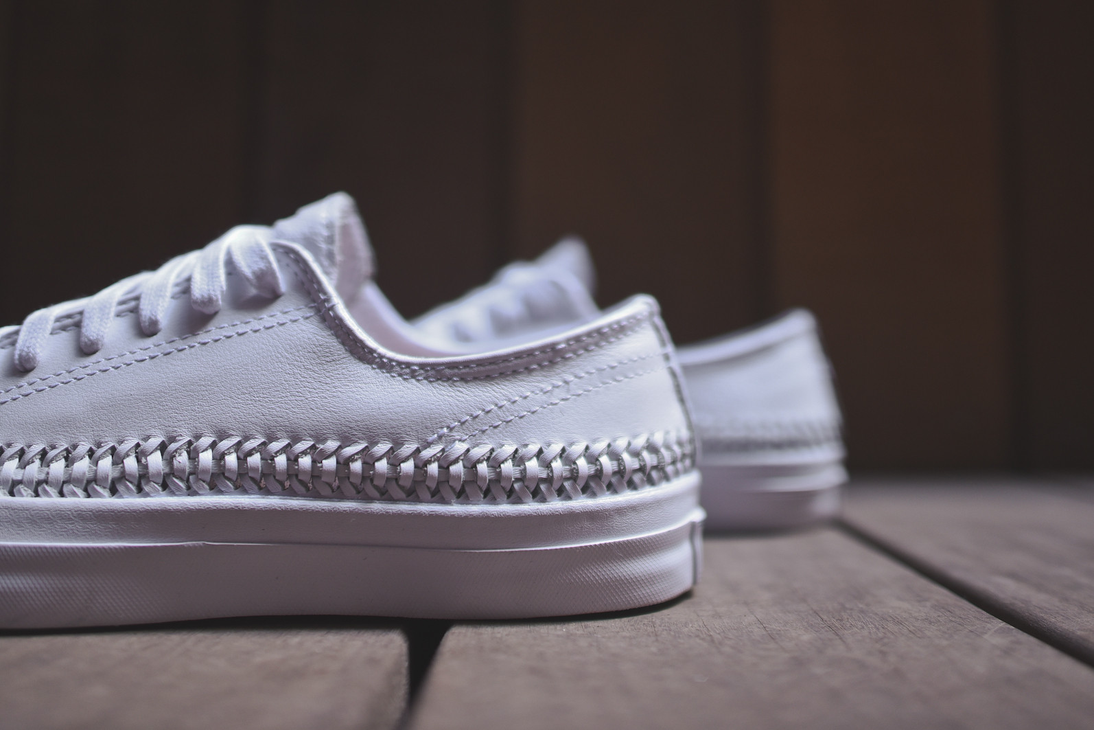 Converse jack purcell shop woven leather ox