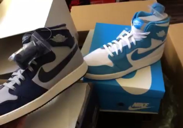 Air Jordan 1 High OG Georgetown vs. North Carolina