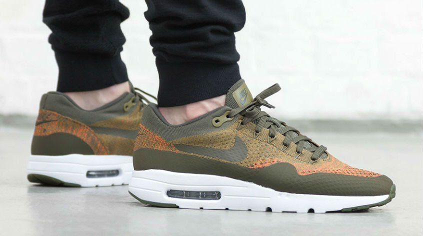 nike air max 1 ultra flyknit neutral olive