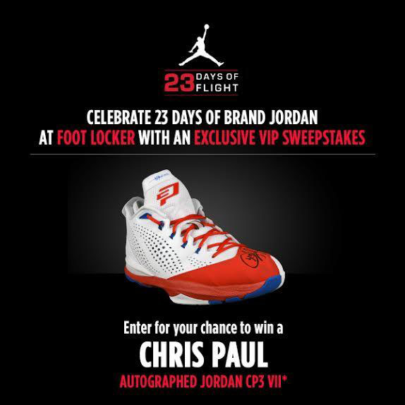 Win Chris Paul s Autographed Jordan CP3.7 from Foot Locker Complex