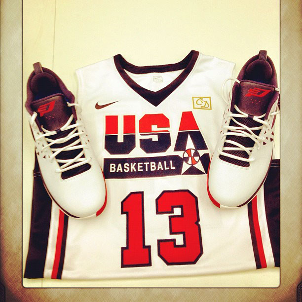 Team USA Wearing Throwback 1992 Dream Team Uniforms Today