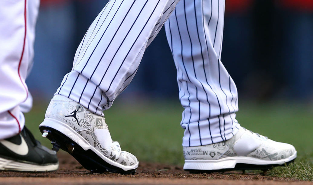 Derek Jeter's Commemorative Jordan Cleats for Final All-Star Game