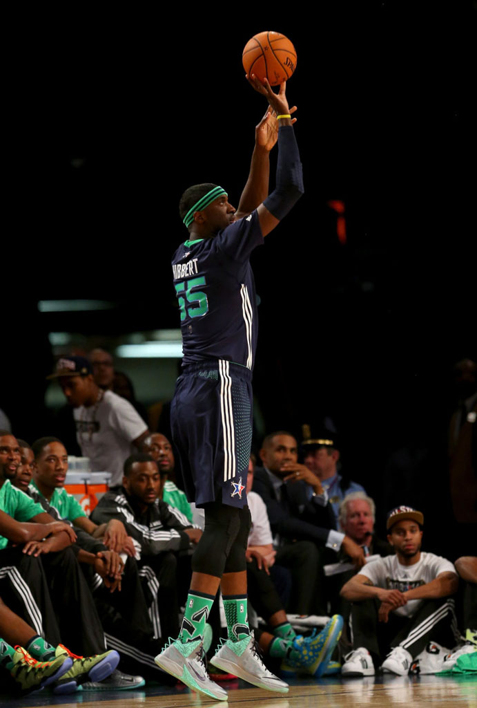 Roy Hibbert wearing Nike Zoom Hyperfuse 2013 All-Star