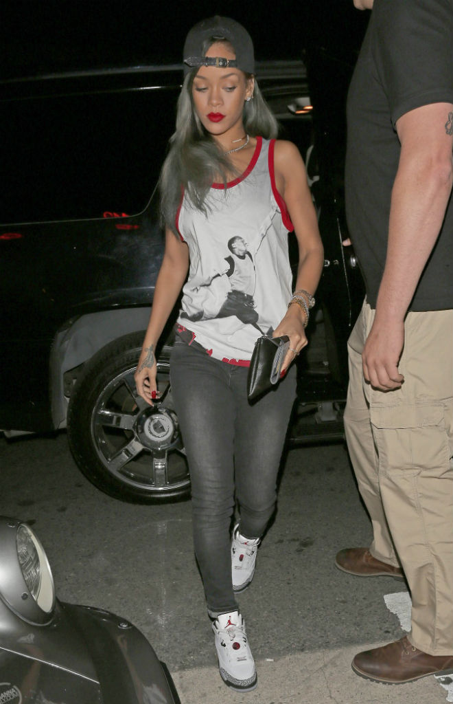 Rihanna Wears Jordan Son Of Low 