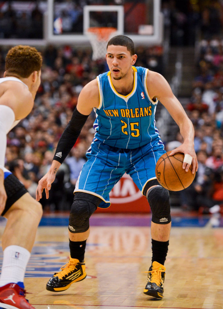 Austin Rivers wearing adidas adizero Ghost 2