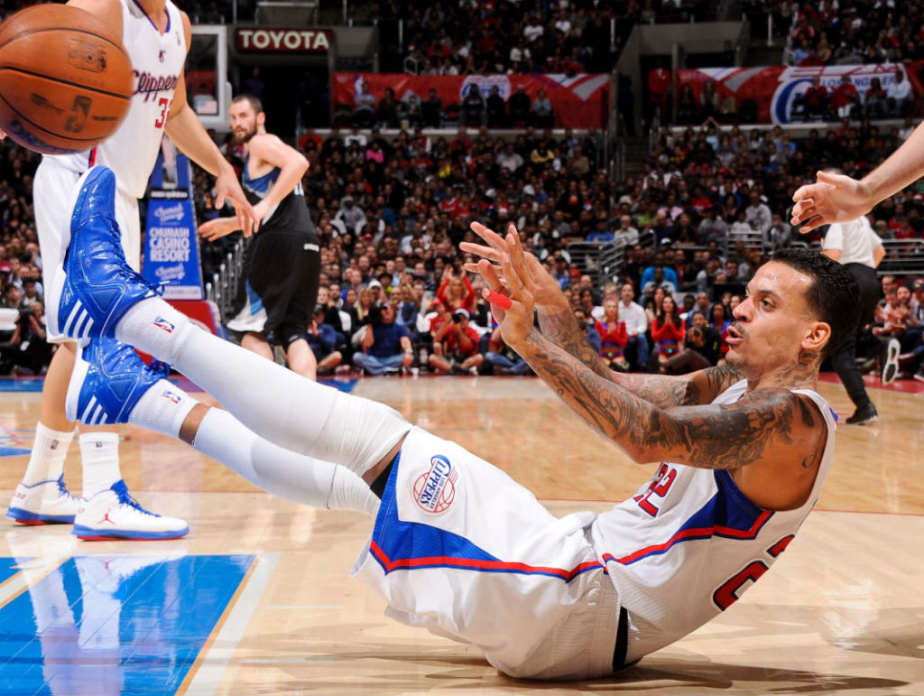 Matt Barnes wearing adidas Rose 773 Blue