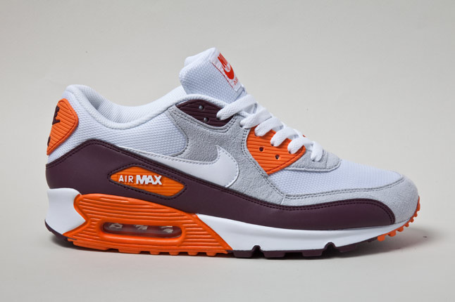 Maroon air max sales 90