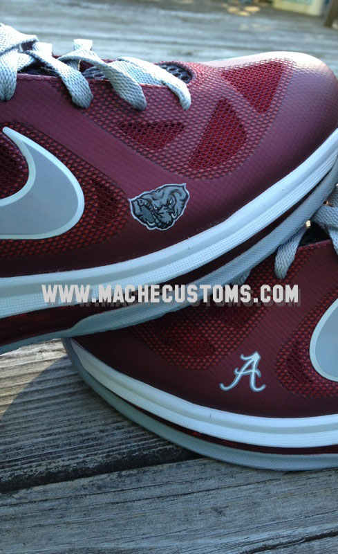 Nike LeBron 9 Low Roll Tide by Mache Custom Kicks (4)