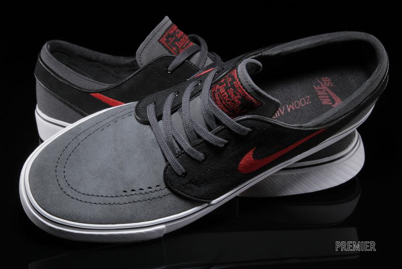 Nike Zoom Janoski - Anthracite/University Red | Sole Collector