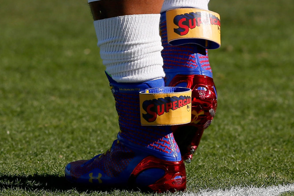 Cam Newton's 'Super Cam' Under Armour ClutchFit Highlight Cleats (5)