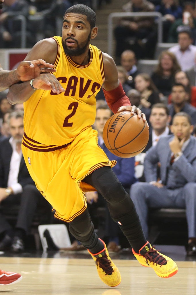 Kyrie Irving wearing Nike Kyrie 1 Yellow PE (1)