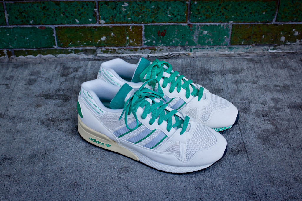 Adidas zx 710 hot sale white green