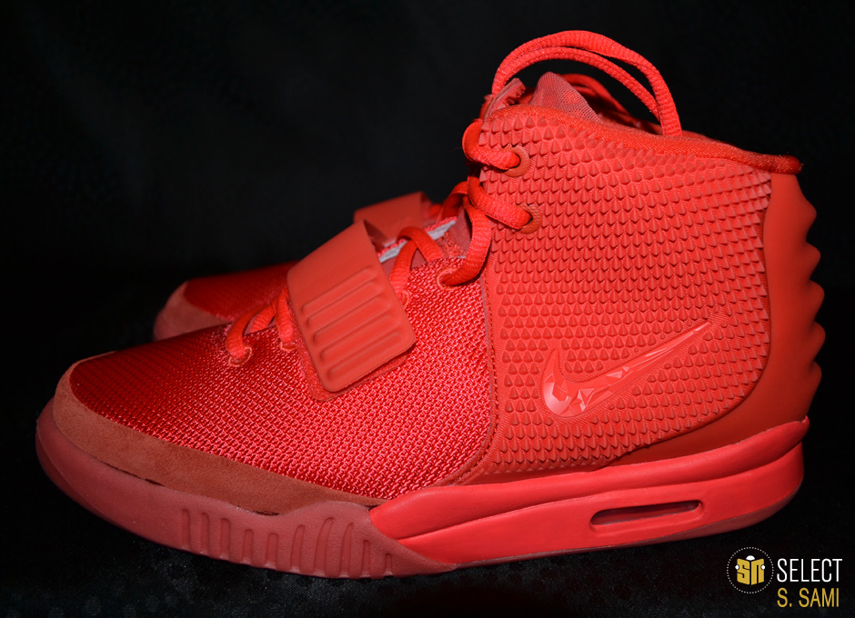 nike red yeezy