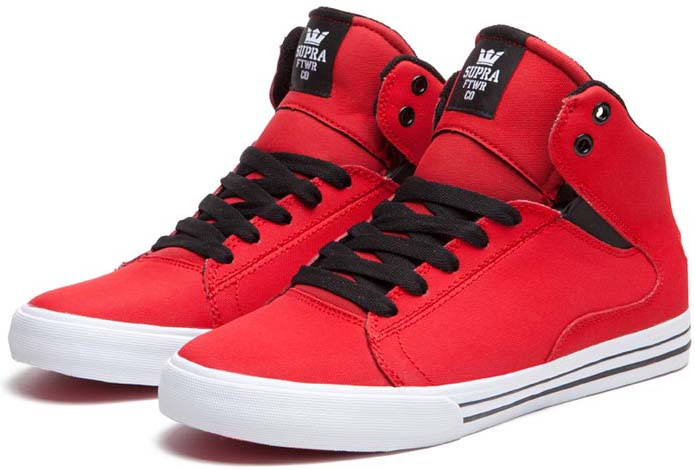 Supra Society Mid Shoes Terry Kennedy Red White (2)
