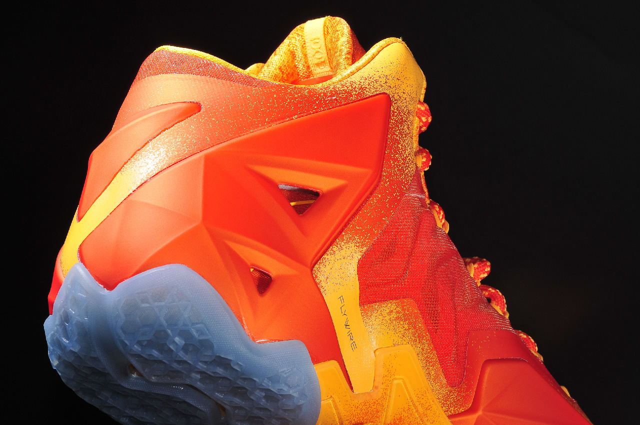 Nike LeBron 11 Forging Iron heel detail