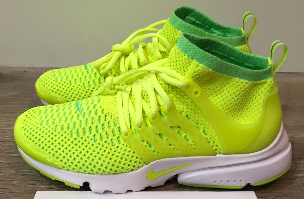 nike air presto womens neon