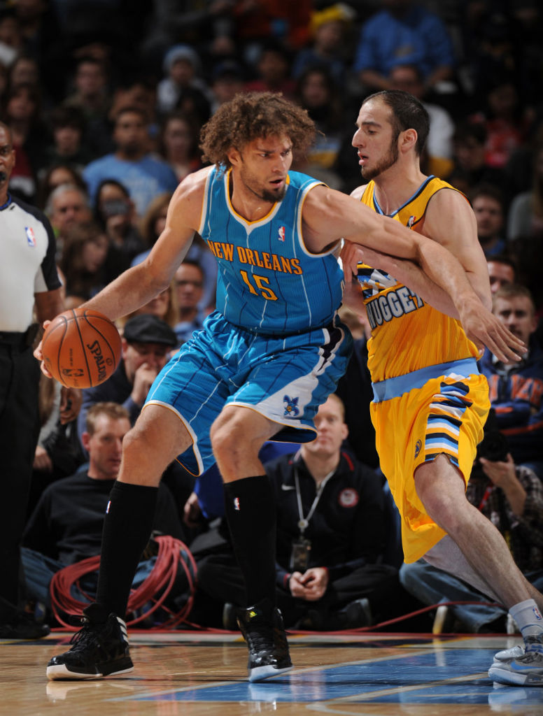 Robin Lopez wearing adidas Crazy Shadow